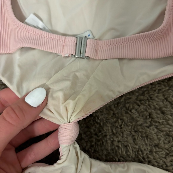 Solid & Striped Bailey One Piece Pale Pink Swimsuit - Picture 11 of 13